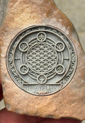 Flower of Life Pocket Relic Stone — Founding Batch